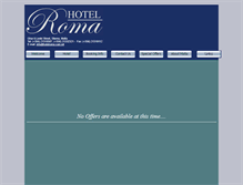 Tablet Screenshot of hotelroma.com.mt